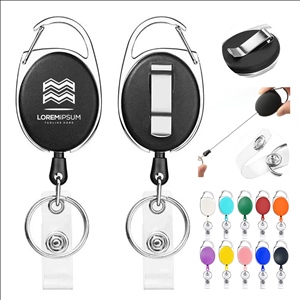 ABS Plastic Retractable Keychain